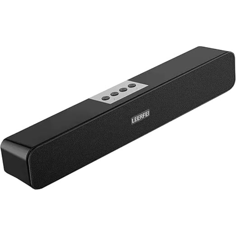 Leerfei Wireless Soundbar E-91 - Bluetooth Home Theater Speaker with Deep Bass & LED Display