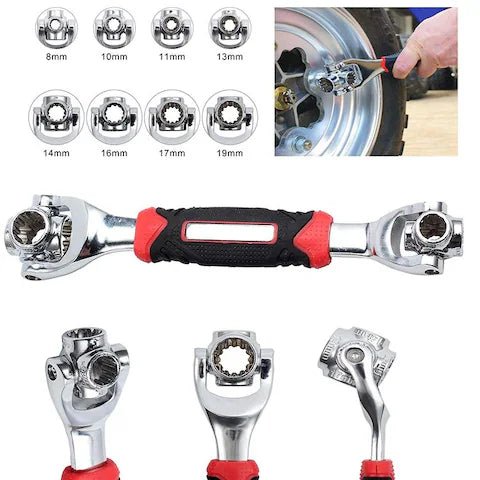 48-in-1 Universal Socket Wrench with 360 Degree Rotating Head or Spanner - Armaa Store Pk