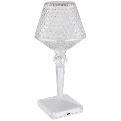 Rose Diamond Table Lamp- USB Charging & Touchable