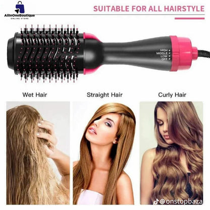 One Step Hair Dryer And Styler - Hot Air Brush