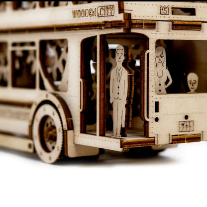 3D Wooden Bus Puzzle – London Bus