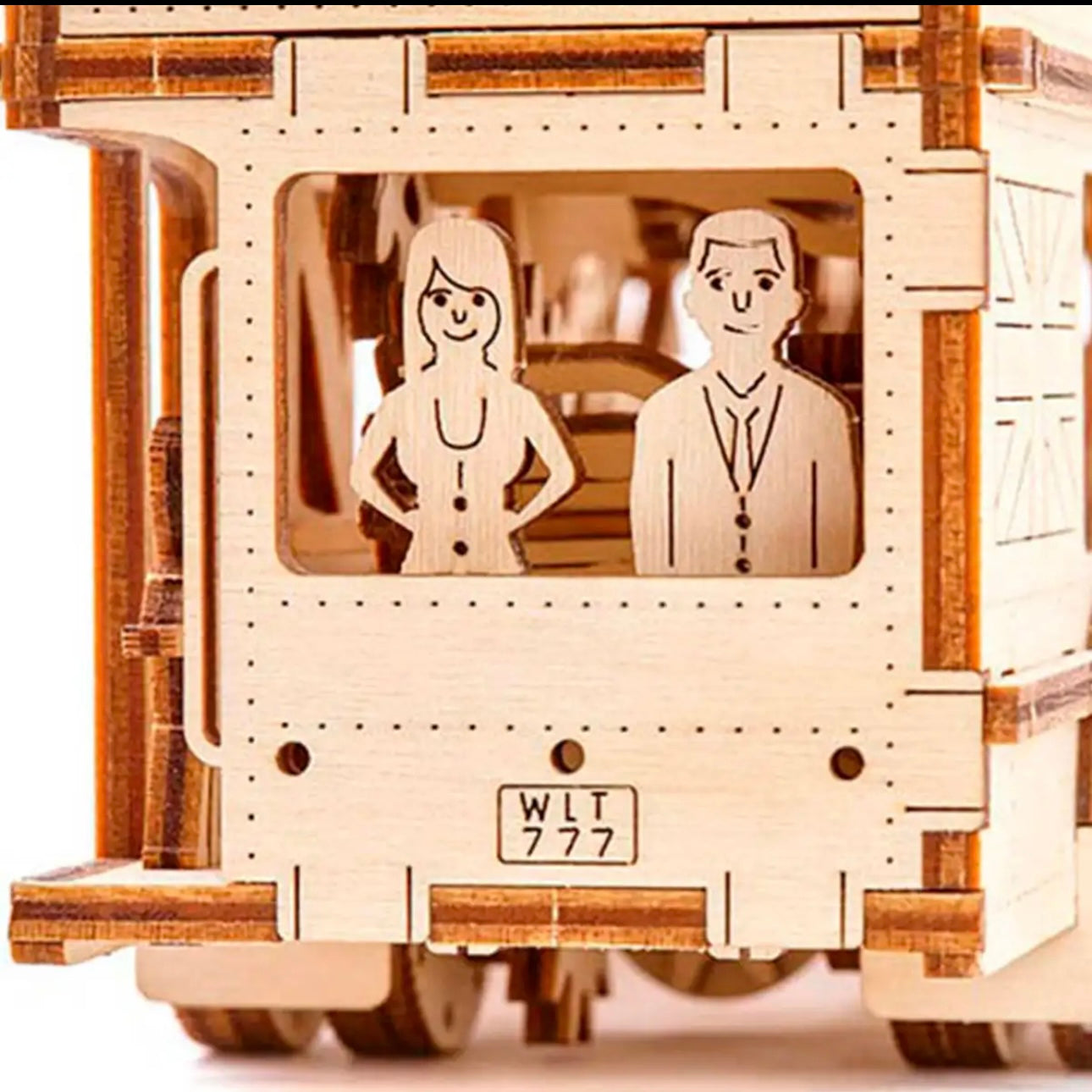 3D Wooden Bus Puzzle – London Bus