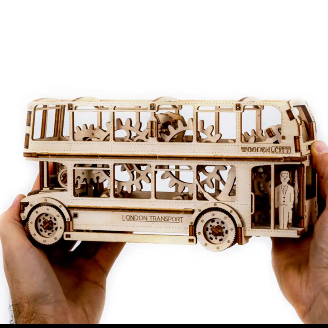 3D Wooden Bus Puzzle – London Bus