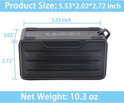Zosam-W1 Portable Outdoor Speaker - IPX6 Waterproof Wireless Speaker