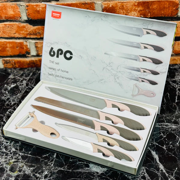 Bobssen 6pcs Kitchen Knife Set