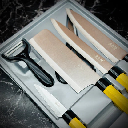 A & M 6pcs Kitchen knife set