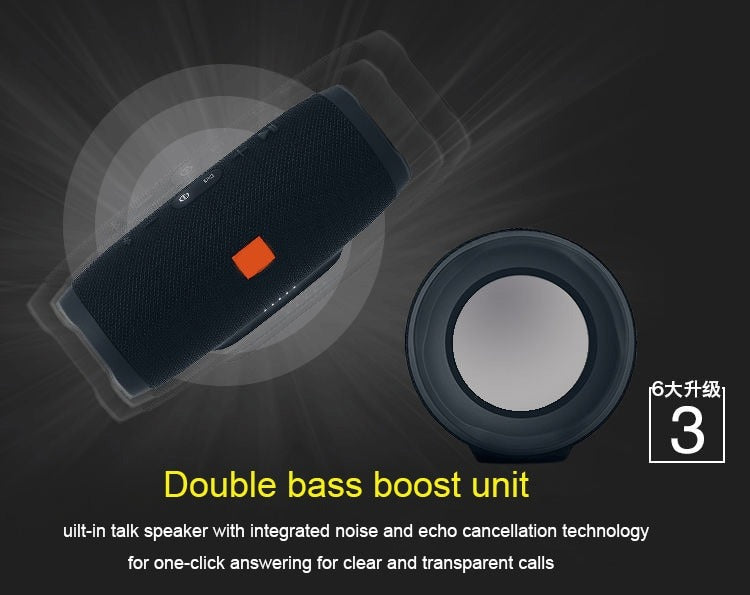 CHARGE3+ Music Shockwave Wireless Bluetooth Speaker