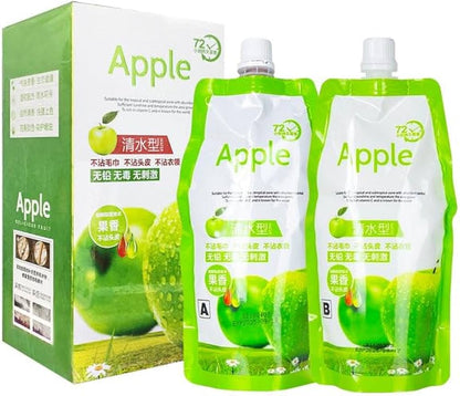 Black Apple Dye For Hair & Beard Ammonia Free Apple Hair Dy for Men Original Set of 2-1000ml