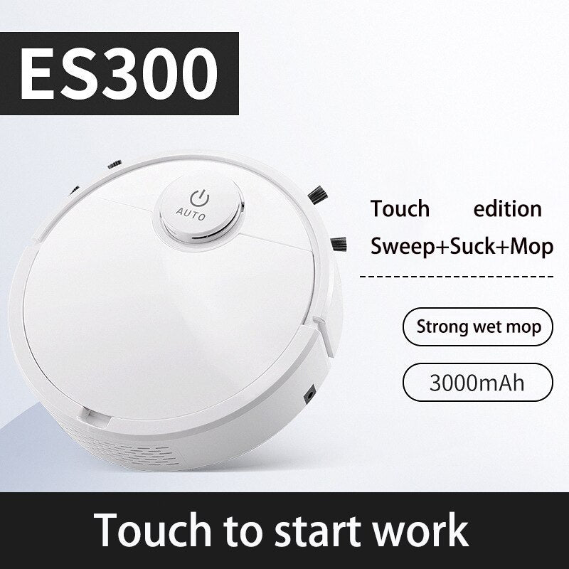 ES300 home small portable smart touch automatic sweeping vacuum cleaner