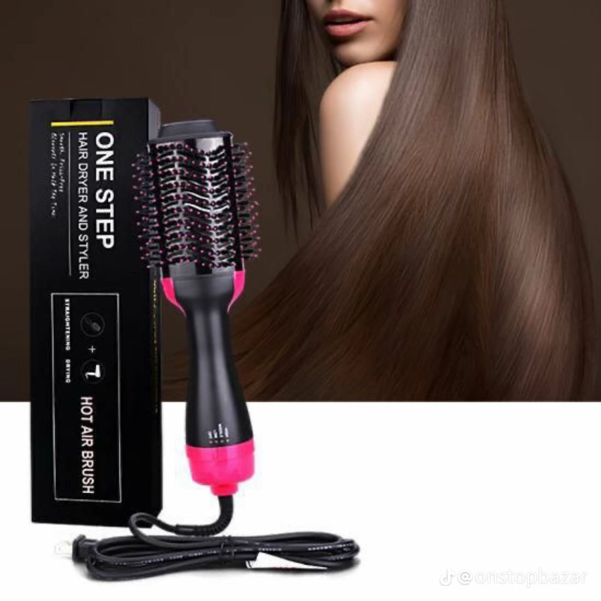 One Step Hair Dryer And Styler - Hot Air Brush