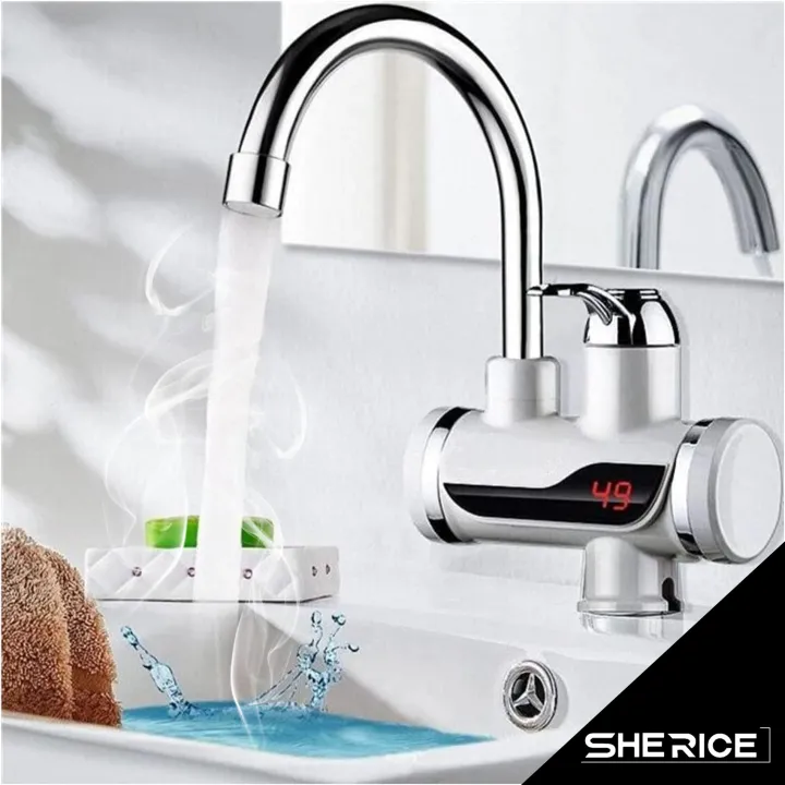 Instant Hot Water Tap Electric Geyser for Bathroom or Kitchen Basin