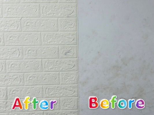 3D Wall Brick Wallpaper | Decorative Wall Sticker Sheet