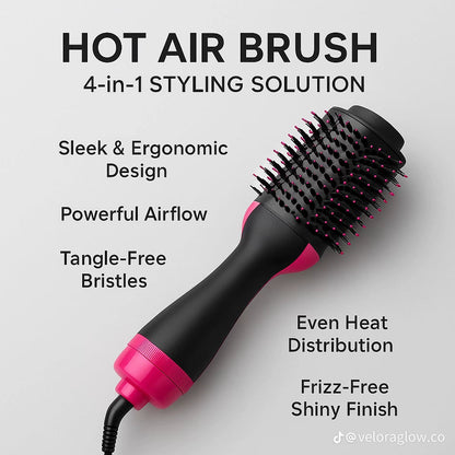 One Step Hair Dryer And Styler - Hot Air Brush