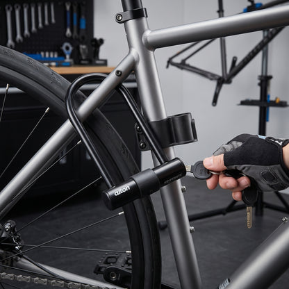 Heavy-Duty Bicycle U-Lock – Anti-Theft Security Lock with Mounting Bracket
