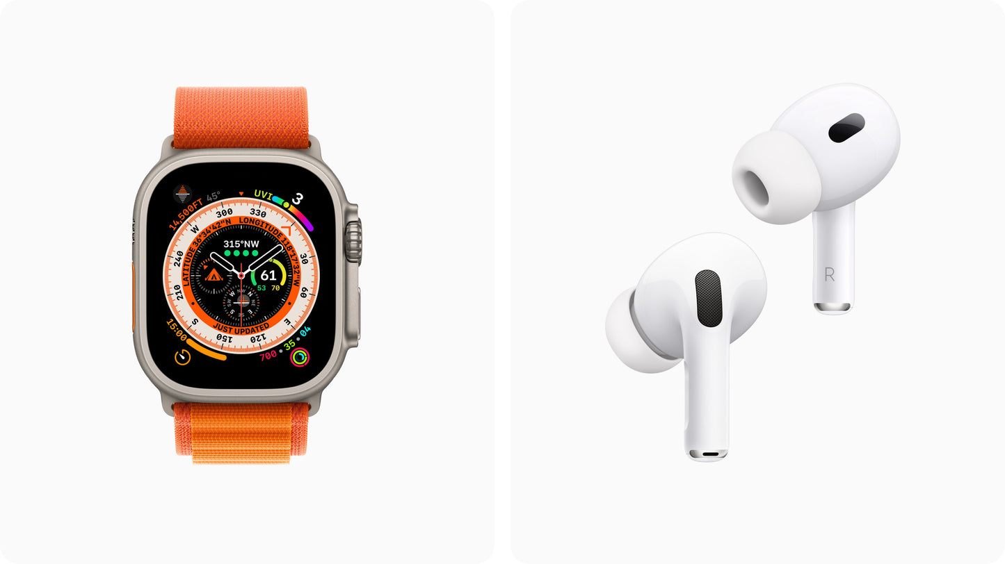 Airpods Pro 2 + 10 in 1 Ultra Smart Watch 2 - TLTM-M7000 (49mm)