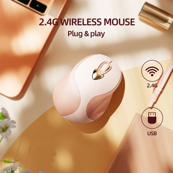 Inphic M8 Wireless Mouse Charging Quiet Office Home 2.4G USB Mouse