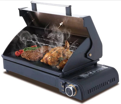 Portable Grill Set with Protective Cover - Compact & Versatile Cooking Solution