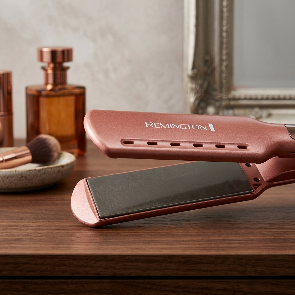 Remington Keratin Therapy Curl & Straight Hair Straightener – 950°F High Heat Styling Iron