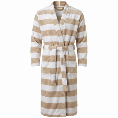 Premium Ultra Soft Coral Fleece Bathrobe | Plush Warm Spa Robe for Men & Women