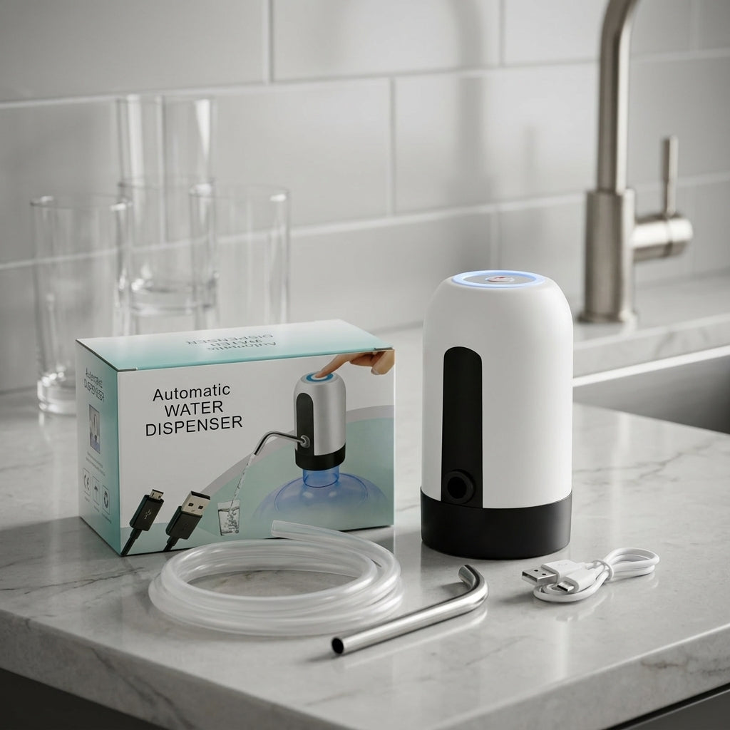 2PCS Water Pump & Automatic Dispenser Combo
