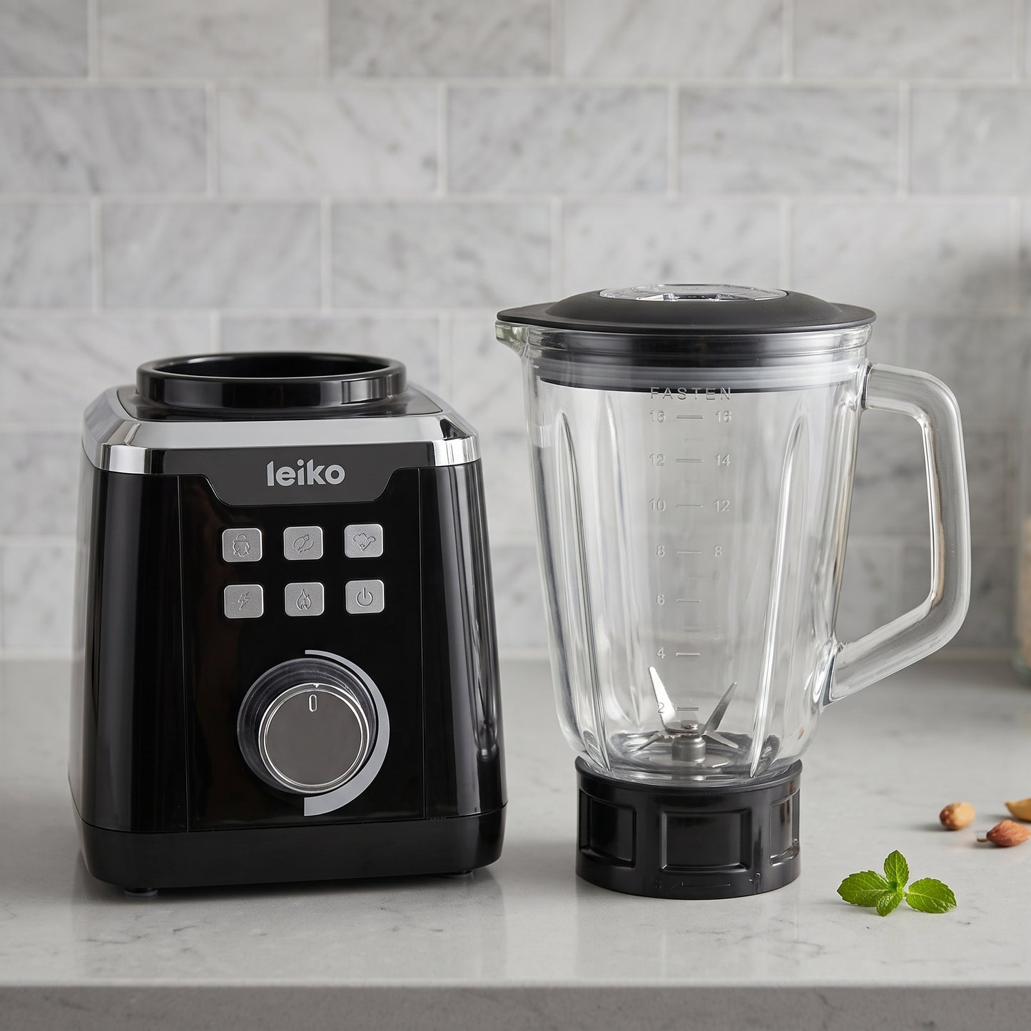 Leiko Black Quick Digital Juicer Blender