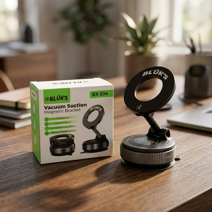 BLUK'S BX-336 Vacuum Suction Magnetic Bracket – Adjustable Phone Holder