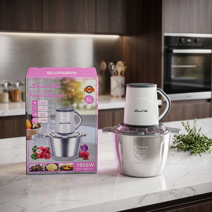 Smart-Tek 3L 1000W Multi-Function Electric Meat Chopper