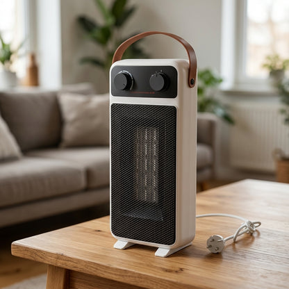 1200W Portable Electric Room Heater with Adjustable Heat Settings