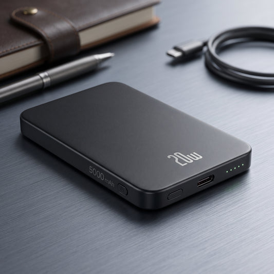 MagSafe 5000mAh 20W Fast Charging Power Bank – Magnetic Wireless Portable Charger