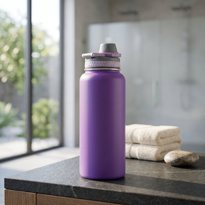 1000ml Stainless Steel Insulated Water Bottle – Leakproof Vacuum Flask with Carry Handle
