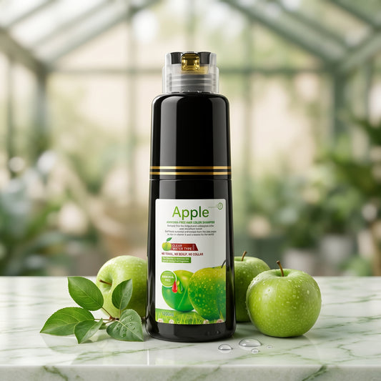 Apple Ammonia-Free Hair Color Shampoo Long-Lasting Hair Dye (200ml)