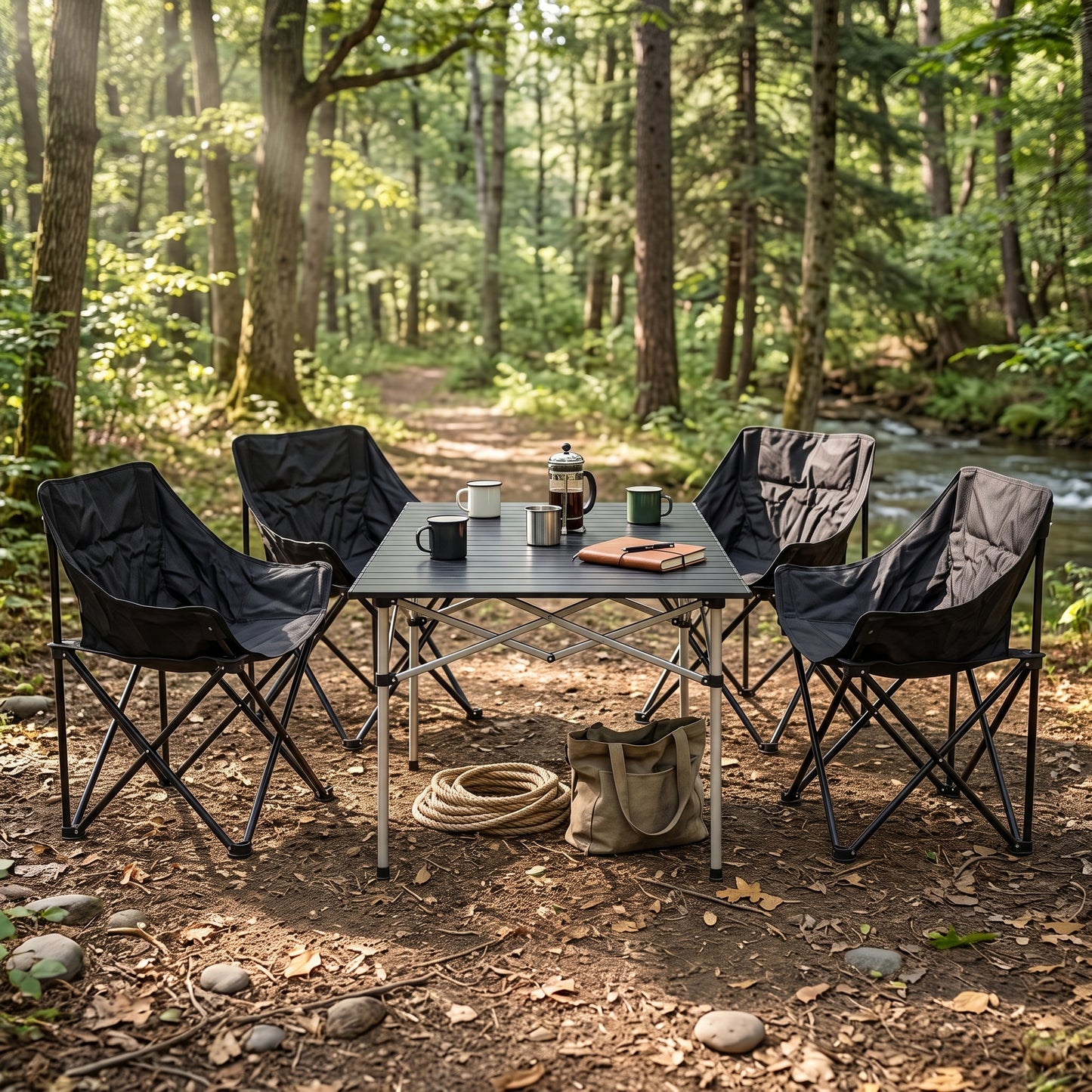 Portable Foldable Camping Chair | Heavy-Duty Outdoor Travel Chair