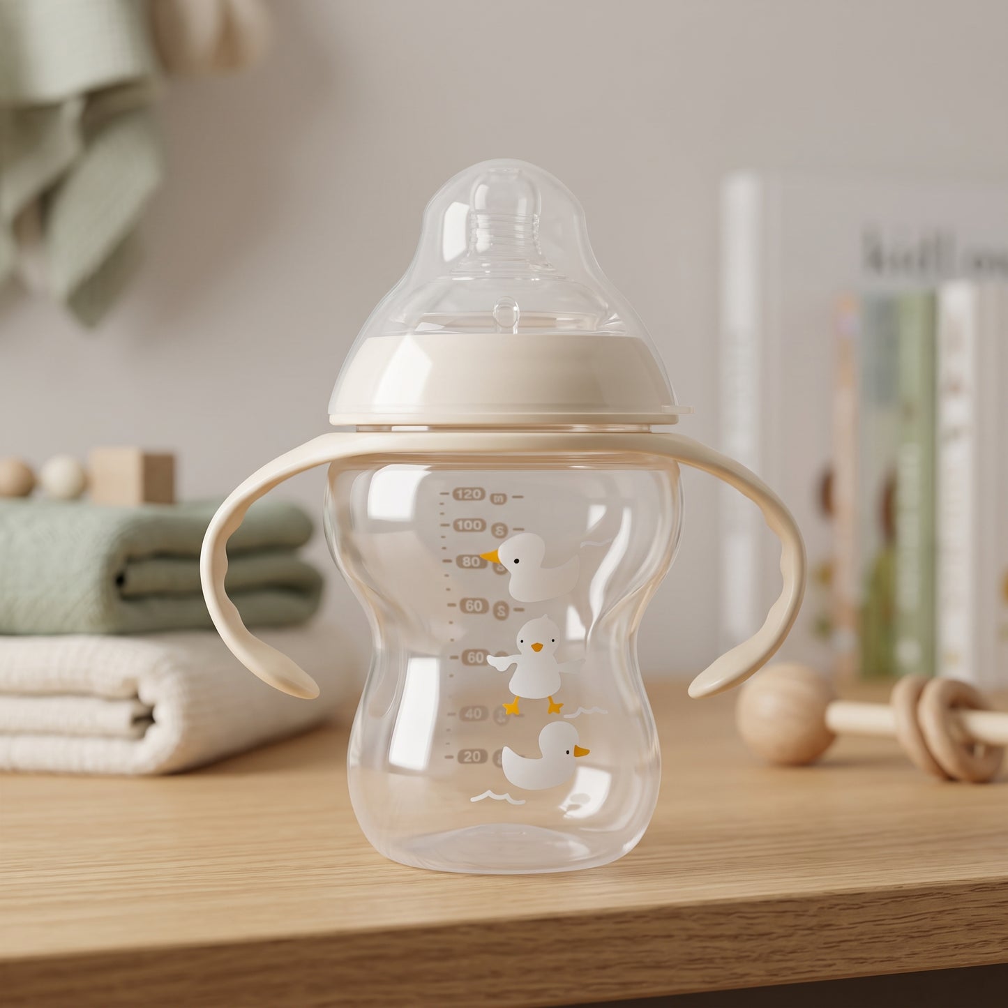 Premium Baby Feeding Bottle Set (150ml + 260ml) | BPA-Free Anti-Colic Leak-Proof Baby Feeder for Newborns
