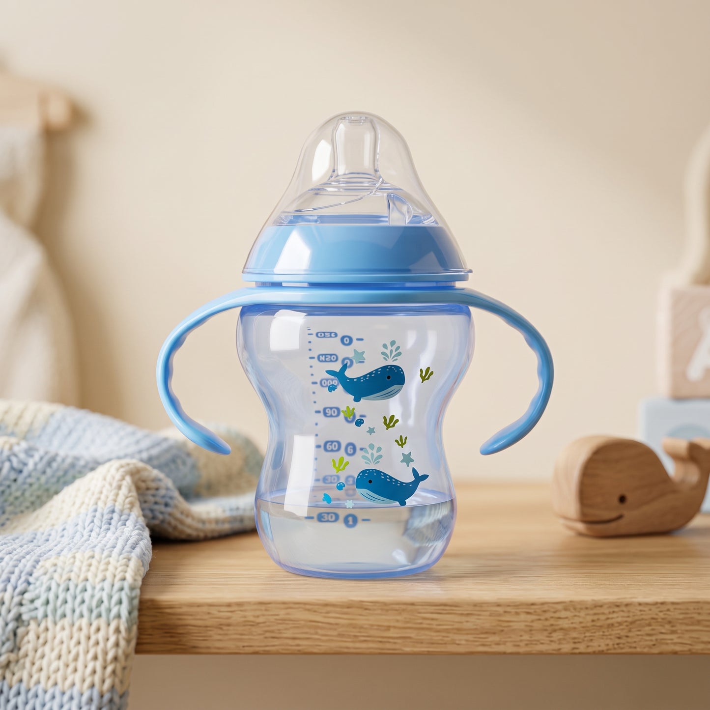 Premium Baby Feeding Bottle Set (150ml + 260ml) | BPA-Free Anti-Colic Leak-Proof Baby Feeder for Newborns
