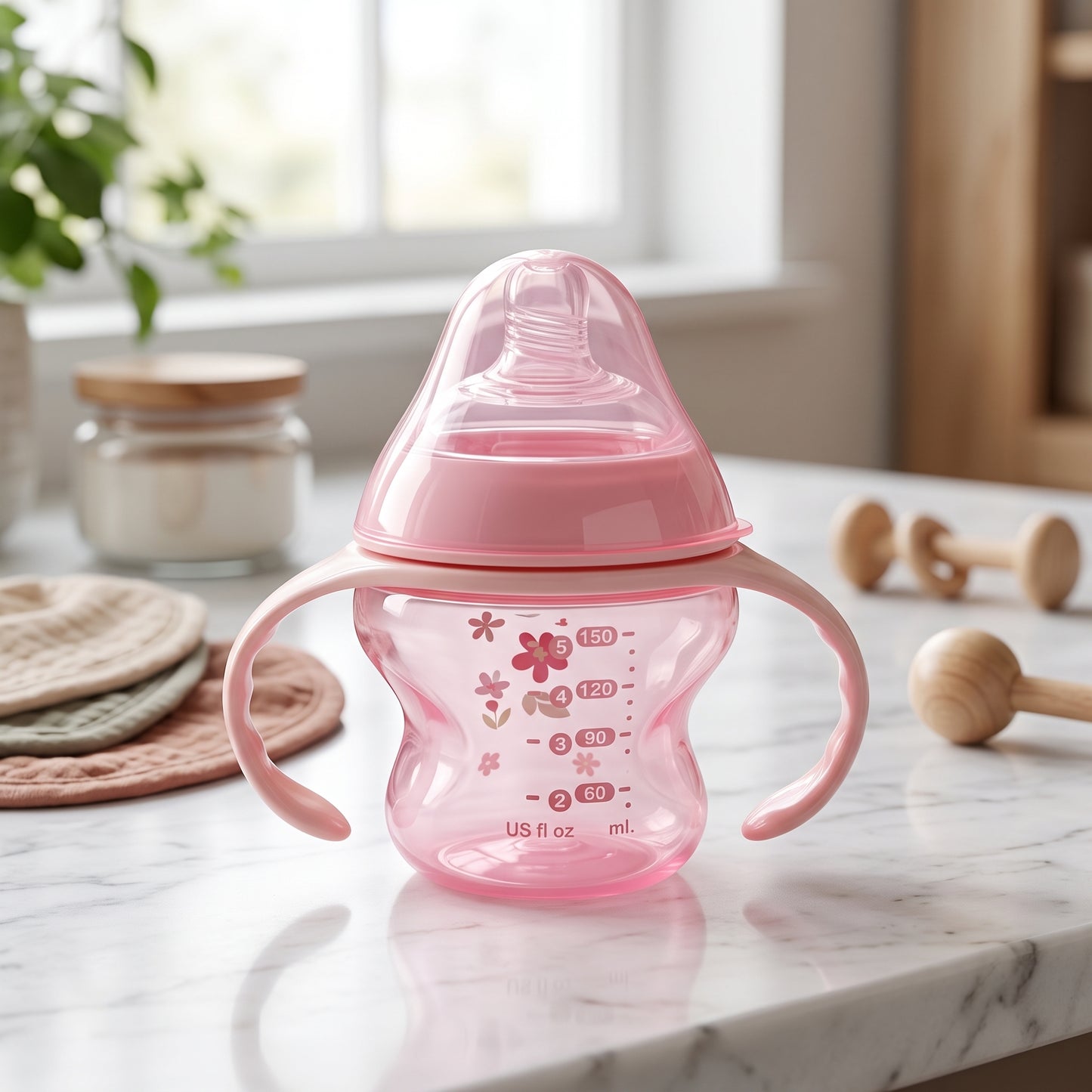 Premium Baby Feeder | BPA-Free Anti-Colic Leak-Proof Baby Feeder for Newborns