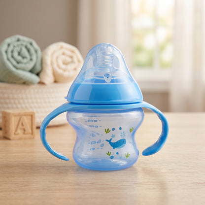 Premium Baby Feeding Bottle Set (150ml + 260ml) | BPA-Free Anti-Colic Leak-Proof Baby Feeder for Newborns