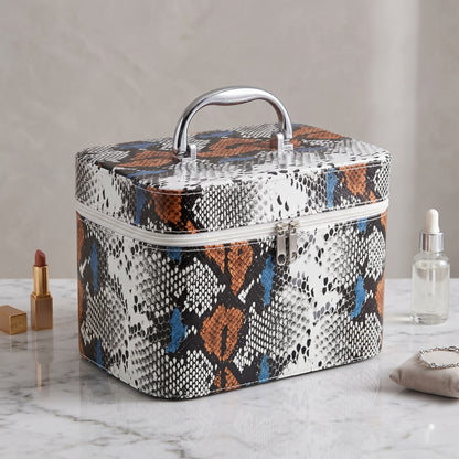 Premium 3-Piece Cosmetic Storage Box Set – Stylish Makeup & Skincare Organizer