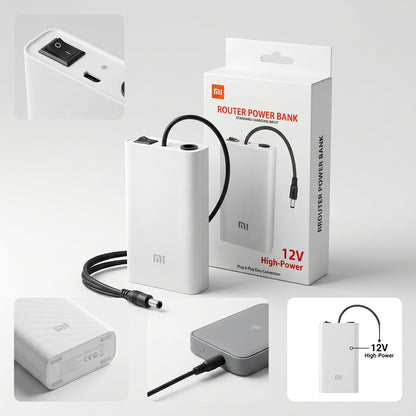 Mi Router Power Bank 12V – Uninterrupted Power Backup for WiFi Routers
