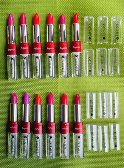 Imported 12 pack of Lipstick and lip gloss 2in1