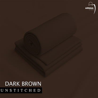 Dark brown fabric roll with 'ARMAA' branding on a dark background