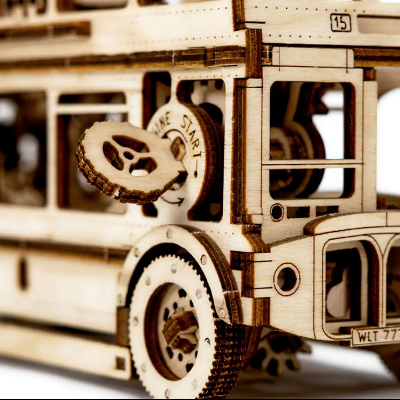 3D Wooden Bus Puzzle – London Bus