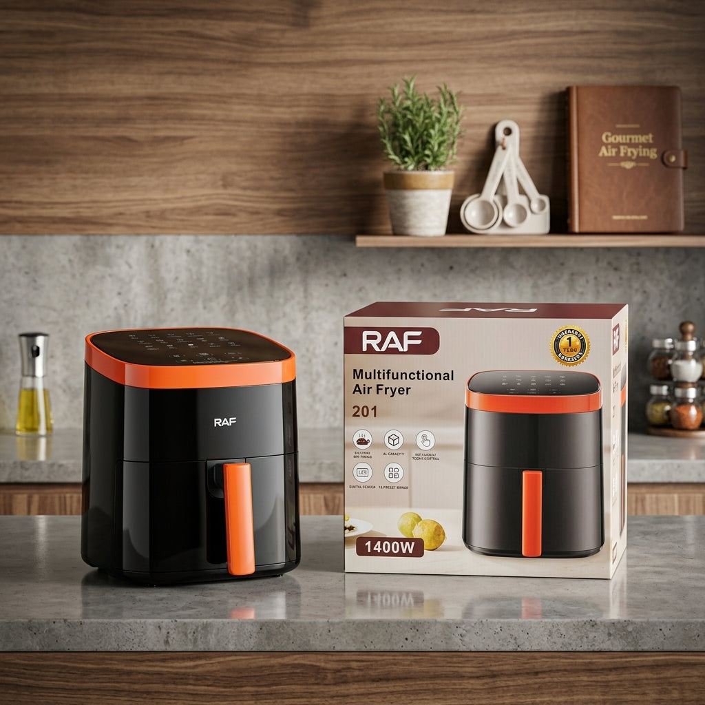RAF Air Fryer 201 – 1400W Digital Touch Screen Air Fryer