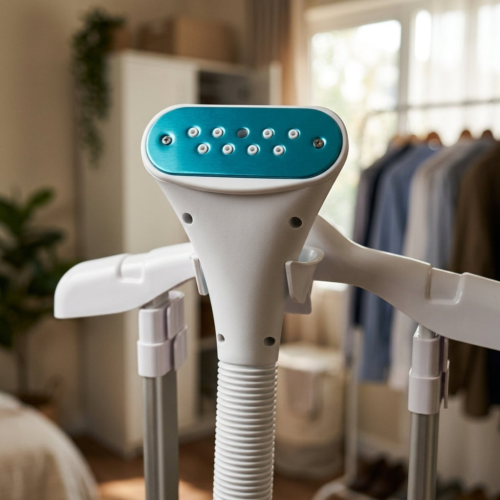 LIYAAT Garment Steamer with Adjustable Stand – Portable Clothes Steam Iron