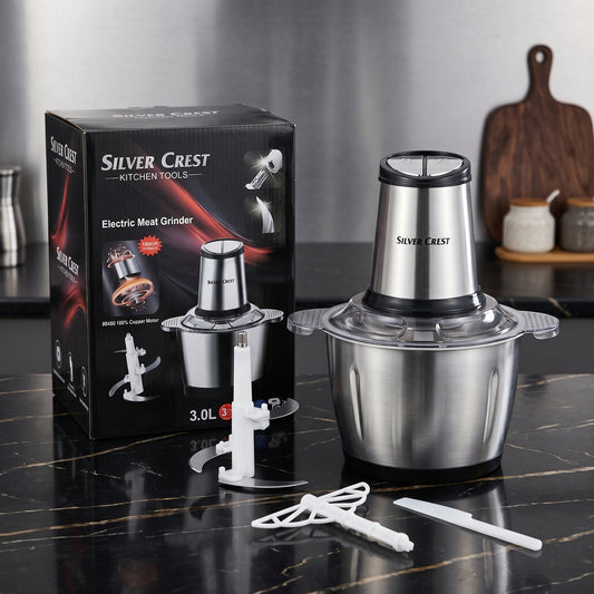 Silver Crest 3L Chopper | Electric Meat Grinder 5430