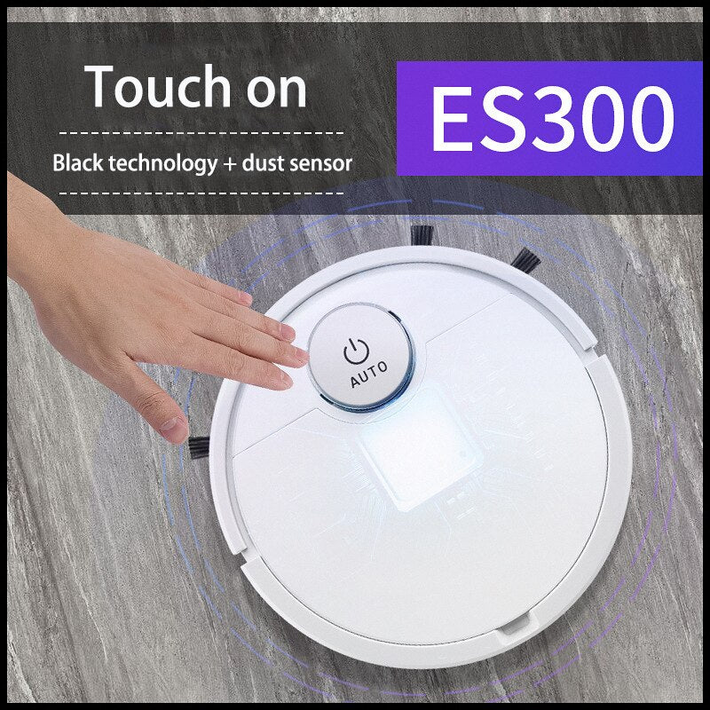 ES300 home small portable smart touch automatic sweeping vacuum cleaner