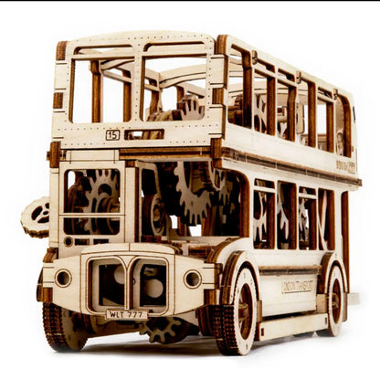 3D Wooden Bus Puzzle – London Bus