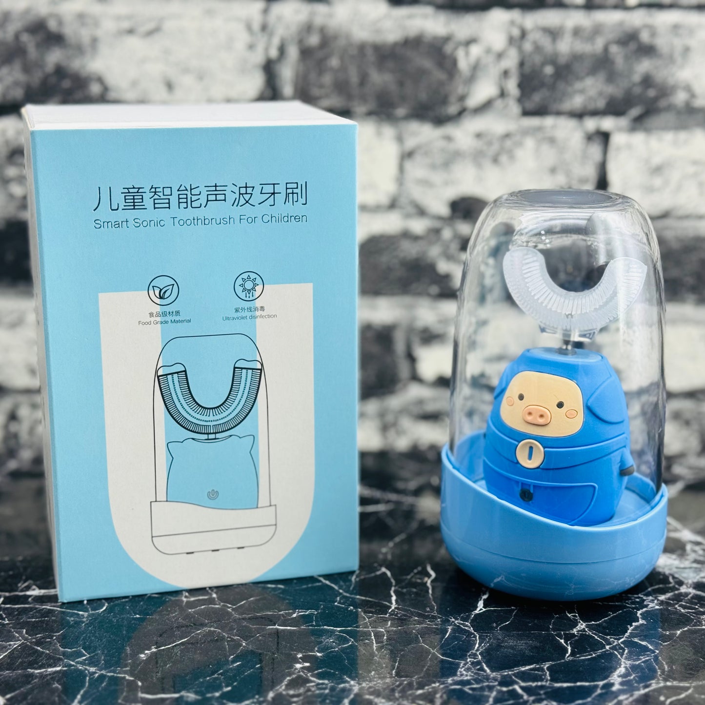 U Shaped Rechargeable Baby Teeth Brush