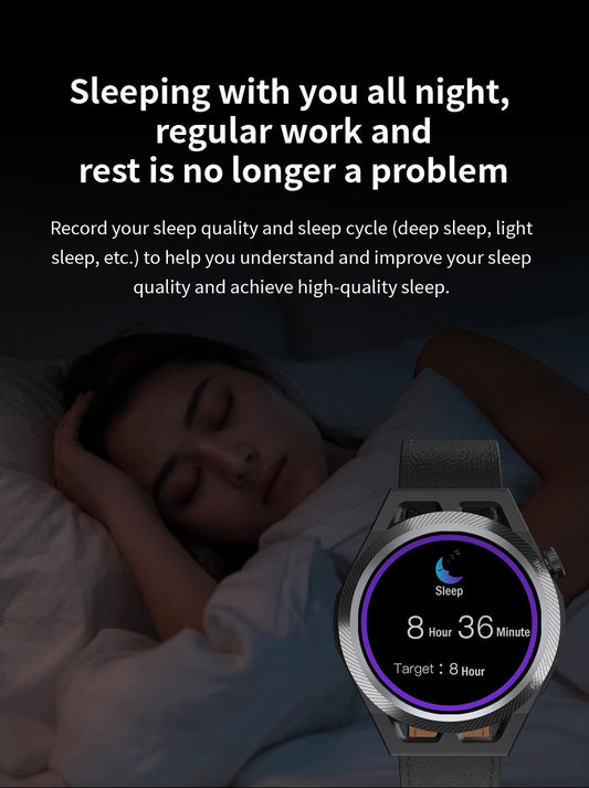 IP67 Waterproof Smartwatch with Heart Rate & Sleep Monitoring