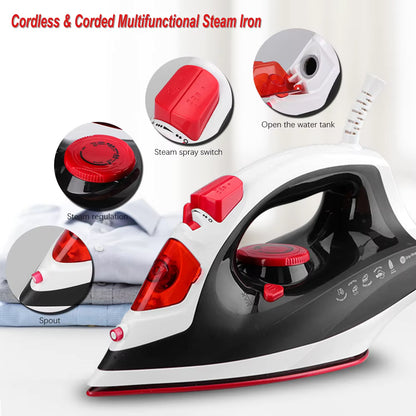 RAF 2-in-1 Wireless Electric and Steam Iron 2200W - R.1211B