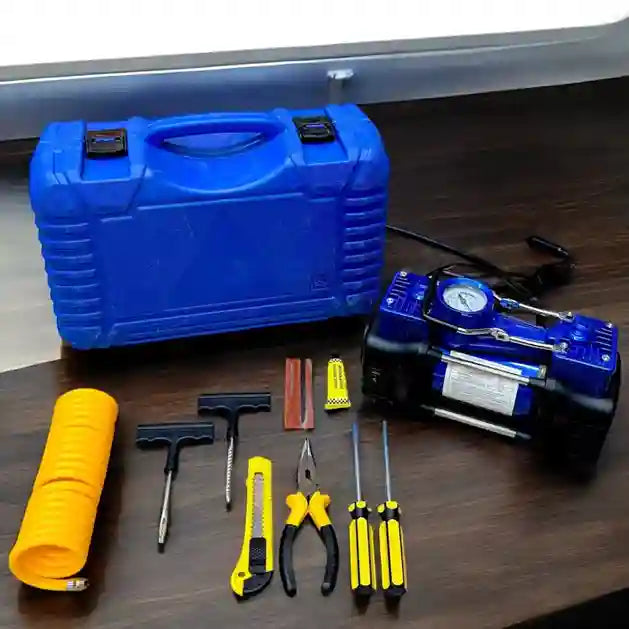 Imported 10-in-1 Complete Tire Inflator Set